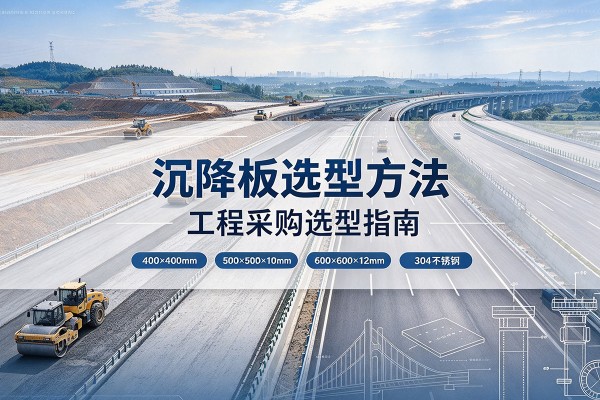大城沉降板选择方法