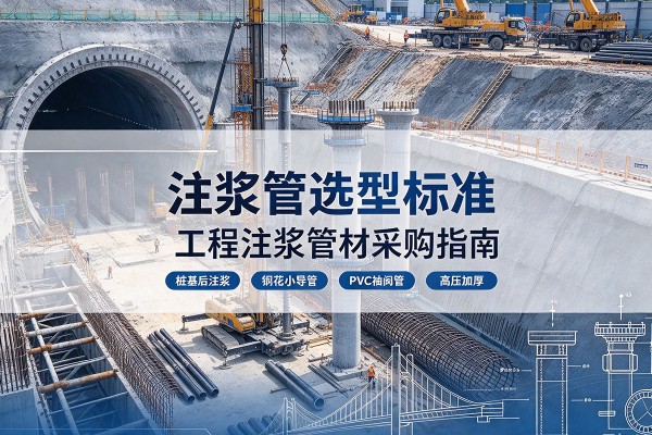大城注浆管选型标准