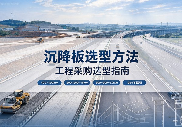 大城沉降板选择方法